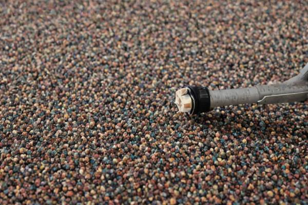 Final carpet inspection and protection application